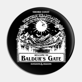 Welcome to Baldur's gate Black and White V2 Pin