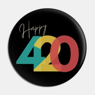 Happy 420 Day Pin