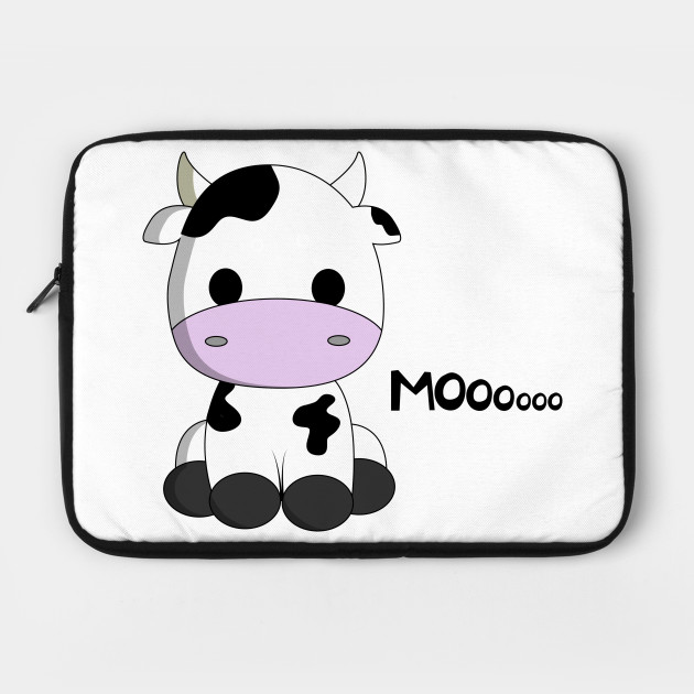 Cartoon Cute Cow Cow Laptop Case Teepublic,How To Draw Girls Eyes