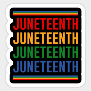 Juneteenth Celebration Stickers Teepublic