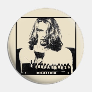 Johny Depp mugshot Pin