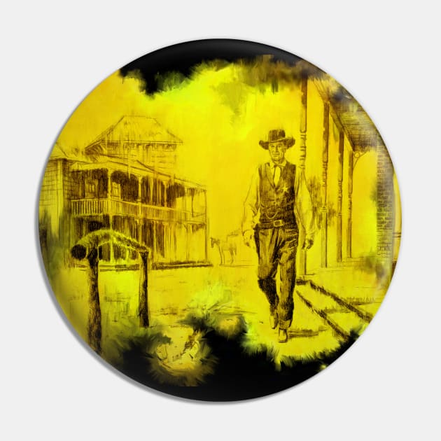 Artwork inspired in High Noon Pin by miquelcazanya