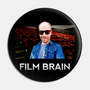 Film Brain Cinema Backdrop Pin