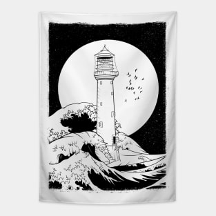 Bell Rock Lighthouse Tapestry