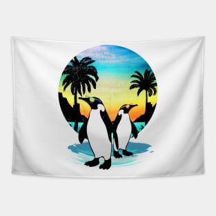 Penguin summer vibes Tapestry