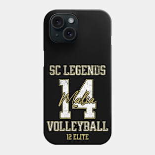 Malia #14 SC Legends (12 Elite) - Black Phone Case