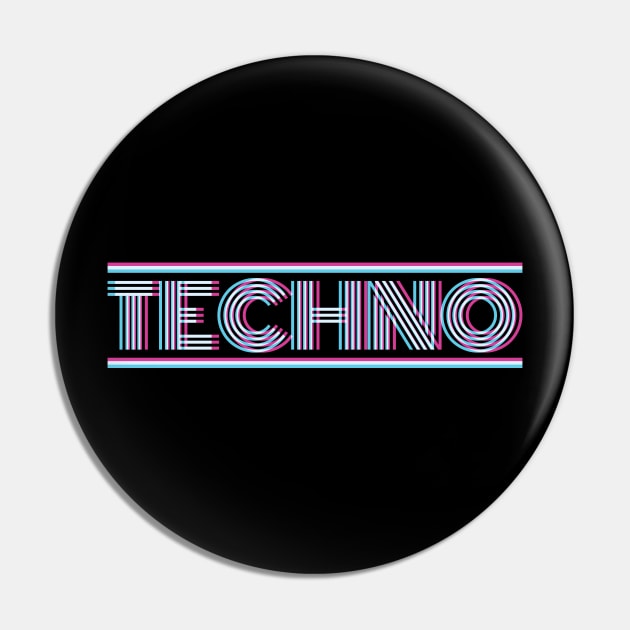 Techno Electronic Style Pin by avshirtnation