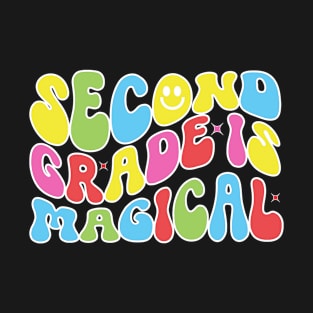 Second Grade Rainbow Girls Boys Teacher Team 2nd Grade Squad T-Shirt