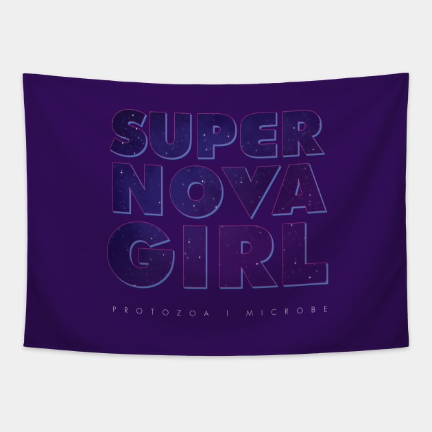 Super Nova Girl, Zetus Lapetus! Tapestry by Heyday Threads