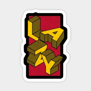 Lazy Minimalist 3d abstract Magnet