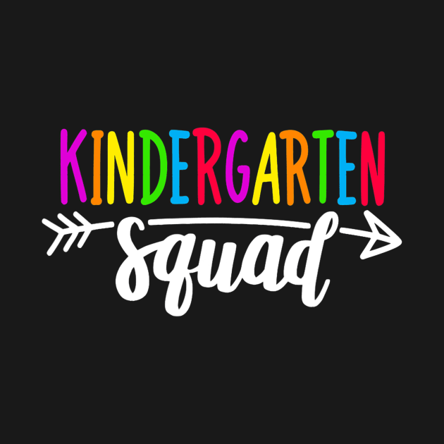 Team Kindergarten Squad Teacher Back To School by torifd1rosie