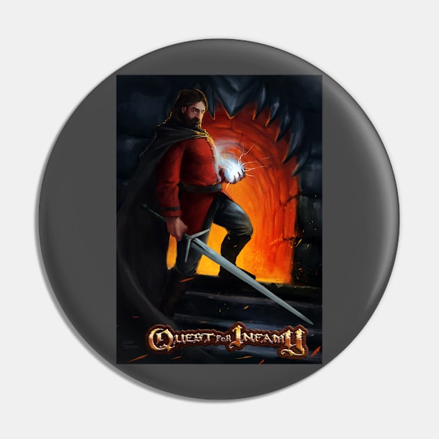 Quest for Infamy - Magic & Flame Pin by Infamous_Quests