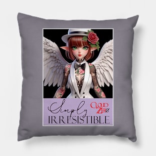 Goth Elf Angel Girl Pillow