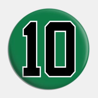 Number 10 Pin