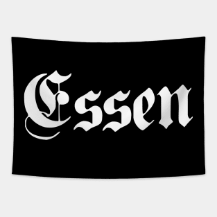 Essen written with gothic font Tapestry