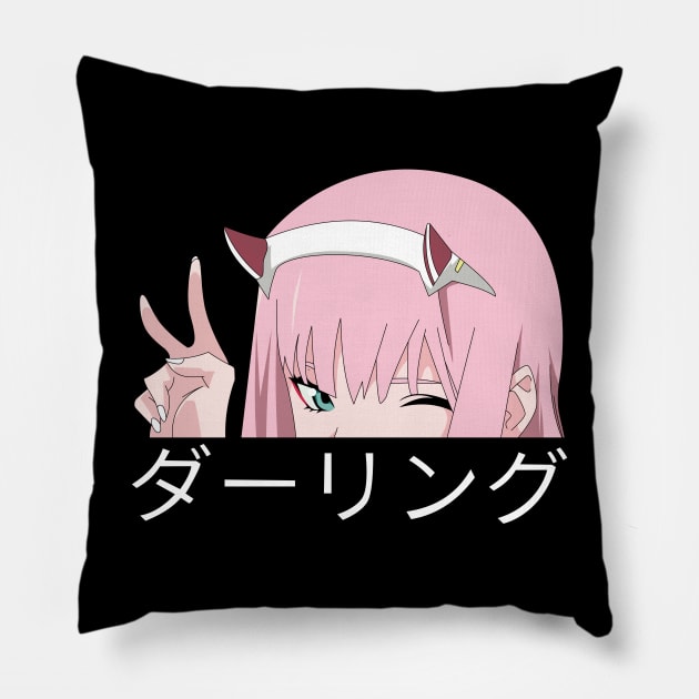 Zero Two Pillow by Call me Sunshine