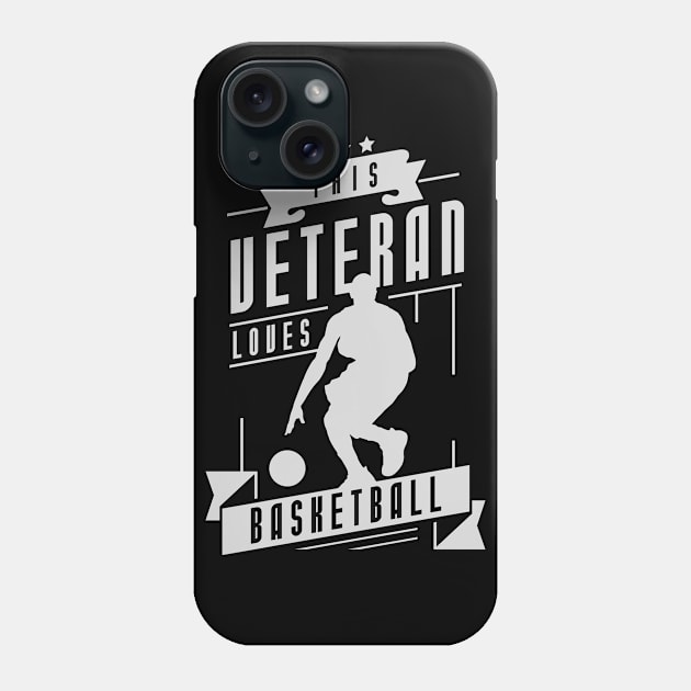 This Veteran Loves Basketball Phone Case by Toogoo