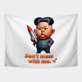 A Mischievous Boy from North Korea Tapestry