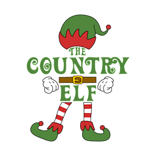 The Country Elf Christmas Family Matching Outfits Group Attire T-Shirt