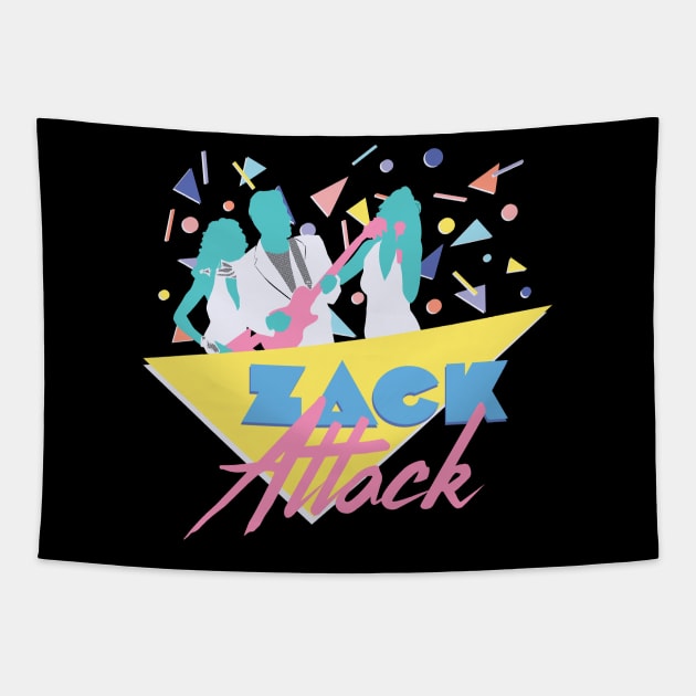 Zack Attack (for dark colored clothing) Tapestry by VinylCountdown