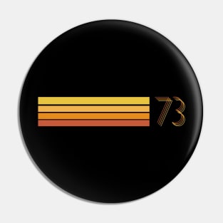 73 Retro Stripes Pin