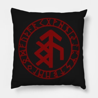 Futhark Rune Symbols Combined | Protection, Victory, Strength Pillow