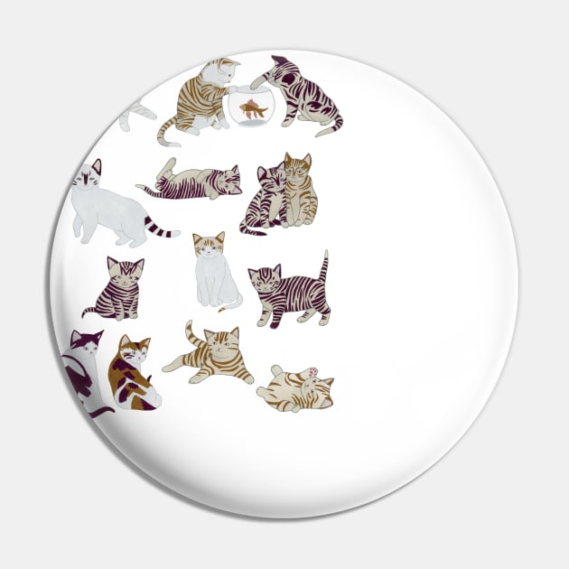 Little Kittens Pin by Golden Section