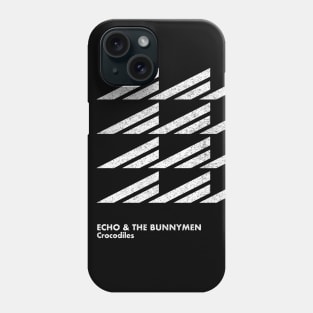 Crocodiles / Echo & The Bunnymen / Minimal Graphic Design Tribute Phone Case