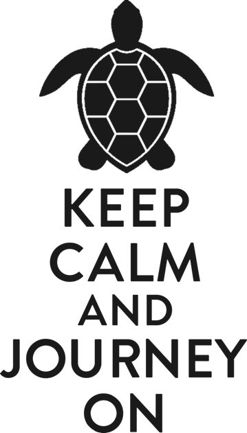 Keep Calm and Journey On Kids T-Shirt by Paul L