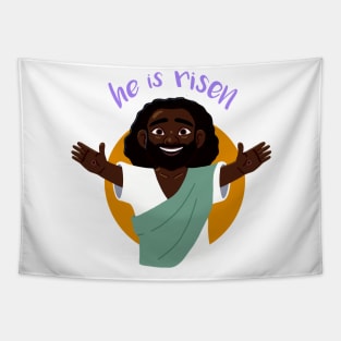 Black Jesus is Risen - Easter Celebration Tapestry