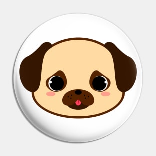 Cute Pug Dog Pin