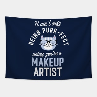 Makeup Artist Cat Lover Gifts - It ain't easy being Purr Fect Tapestry