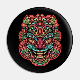 Mexican Mask Pin