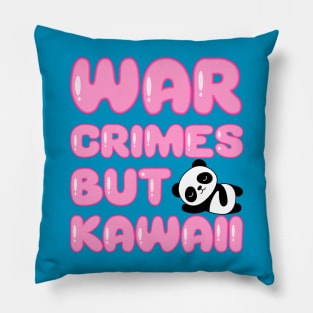 Kawaii War Crimes Panda Pillow