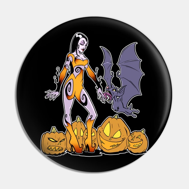 Halloween Hotness Pin by robotsinlove