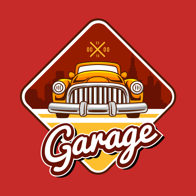 Garage Car Badge by Harrisaputra