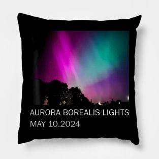 Northern Lights Aurora Borealis 2024 Pillow