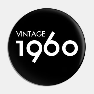 Vintage 1960 Gift 60th Birthday Party Pin