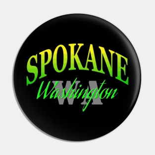 City Pride: Spokane, Washington Pin