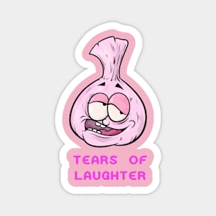 Funny Tears of laughter said by an onion guy illustration Magnet