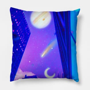 City Night Jupiter Pillow