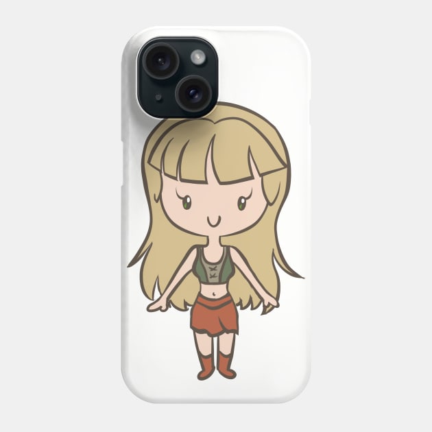 Gabrielle - Lil'CutiEs Phone Case by Ellador