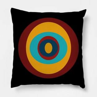 Pop Mod Circles #5 Pillow