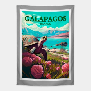 Vintage Travel - Galapagos Tapestry