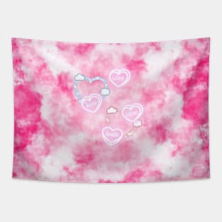 Pink Girls Pattern Tapestry