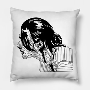 Hyunjin line-shaded Pillow