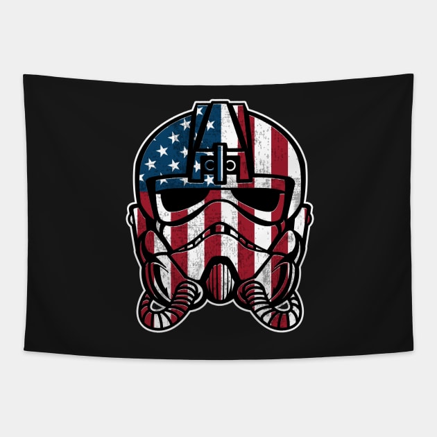 Patriot Pilot Tapestry by MatamorosGraphicDesign