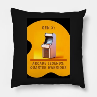 Arcade Legends: Quarter Warriors Pillow