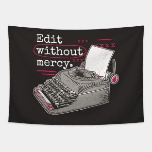 Edit Without Mercy // Vintage Typewriter Inspiration Tapestry