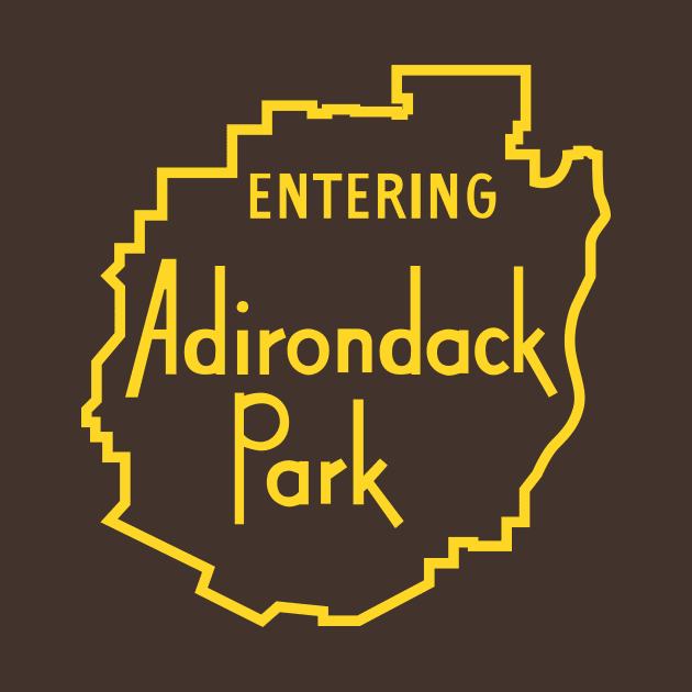 Adirondack Park Sign by PodDesignShop